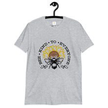 Load image into Gallery viewer, Bee kind to everyone black and yellow Short-Sleeve Unisex T-Shirt