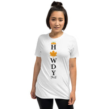 Load image into Gallery viewer, Howdy fall - porch sign Short-Sleeve Unisex T-Shirt