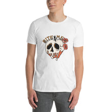 Load image into Gallery viewer, Bite Me Skeleton Short-Sleeve Unisex T-Shirt