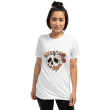 Load image into Gallery viewer, Bite Me Skeleton Short-Sleeve Unisex T-Shirt