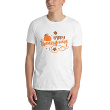 Load image into Gallery viewer, Happy Thanksgiving Short-Sleeve Unisex T-Shirt