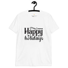 Load image into Gallery viewer, Happy holidays Short-Sleeve Unisex T-Shirt