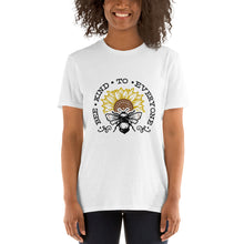 Load image into Gallery viewer, Bee kind to everyone black and yellow Short-Sleeve Unisex T-Shirt
