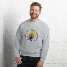 Load image into Gallery viewer, Bee kind to everyone black and yellow Unisex Sweatshirt