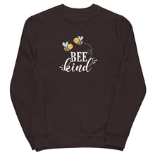 Load image into Gallery viewer, Bee Kind Unisex eco sweatshirt