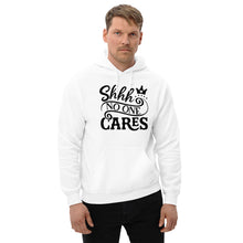 Load image into Gallery viewer, Shhh No one cares Unisex Hoodie