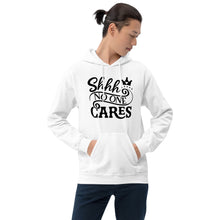 Load image into Gallery viewer, Shhh No one cares Unisex Hoodie