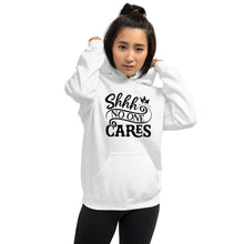 Load image into Gallery viewer, Shhh No one cares Unisex Hoodie