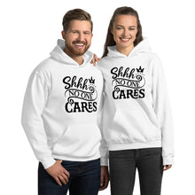 Load image into Gallery viewer, Shhh No one cares Unisex Hoodie