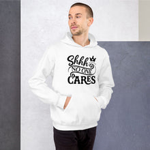 Load image into Gallery viewer, Shhh No one cares Unisex Hoodie