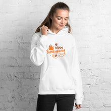 Load image into Gallery viewer, Happy Thanksgiving Unisex Hoodie