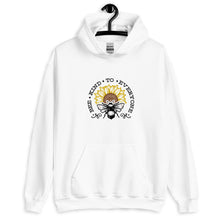 Load image into Gallery viewer, Bee kind to everyone black and yellow Unisex Hoodie