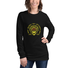 Load image into Gallery viewer, Bee kind to everyone yellow Unisex Long Sleeve Tee