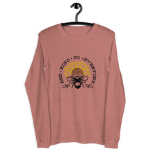 Load image into Gallery viewer, Bee kind to everyone black and yellow Unisex Long Sleeve Tee