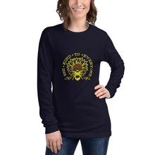 Load image into Gallery viewer, Bee kind to everyone yellow Unisex Long Sleeve Tee