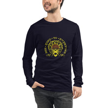 Load image into Gallery viewer, Bee kind to everyone yellow Unisex Long Sleeve Tee