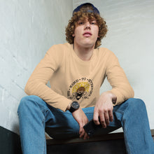 Load image into Gallery viewer, Bee kind to everyone black and yellow Unisex Long Sleeve Tee