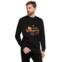 Load image into Gallery viewer, Happy Thanksgiving Unisex Premium Sweatshirt