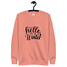 Load image into Gallery viewer, Hello winter Unisex Premium Sweatshirt