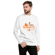 Load image into Gallery viewer, Happy Thanksgiving Unisex Premium Sweatshirt
