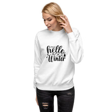 Load image into Gallery viewer, Hello winter Unisex Premium Sweatshirt