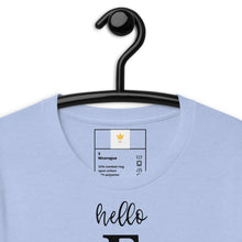 Load image into Gallery viewer, hello fall - porch sign Unisex t-shirt