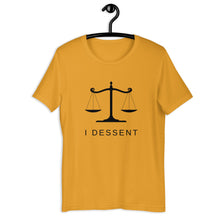 Load image into Gallery viewer, I Dissent Unisex t-shirt - fallstores