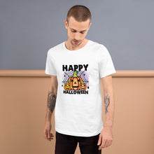 Load image into Gallery viewer, happy halloween Unisex t-shirt