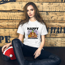 Load image into Gallery viewer, happy halloween Unisex t-shirt