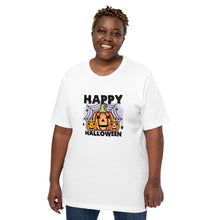 Load image into Gallery viewer, happy halloween Unisex t-shirt