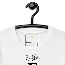 Load image into Gallery viewer, hello fall - porch sign Unisex t-shirt