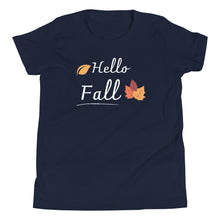 Load image into Gallery viewer, Hello Fall Youth Short Sleeve T-Shirt - fallstores