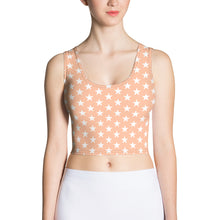 Load image into Gallery viewer, Peach Stars Crop Top
