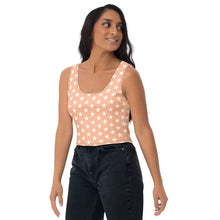 Load image into Gallery viewer, Peach Stars Crop Top
