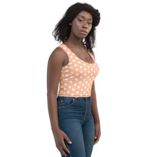 Load image into Gallery viewer, Peach Stars Crop Top
