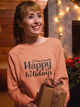 Load image into Gallery viewer, Happy holidays Unisex Premium Sweatshirt
