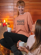 Load image into Gallery viewer, Happy holidays Unisex Premium Sweatshirt

