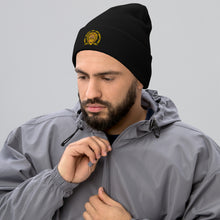 Load image into Gallery viewer, Bee kind to everyone yellow Cuffed Beanie
