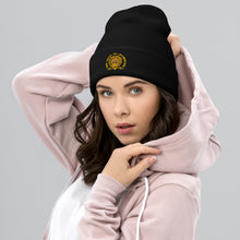 Load image into Gallery viewer, Bee kind to everyone yellow Cuffed Beanie
