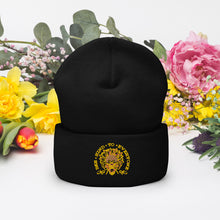 Load image into Gallery viewer, Bee kind to everyone yellow Cuffed Beanie
