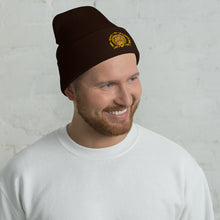 Load image into Gallery viewer, Bee kind to everyone yellow Cuffed Beanie

