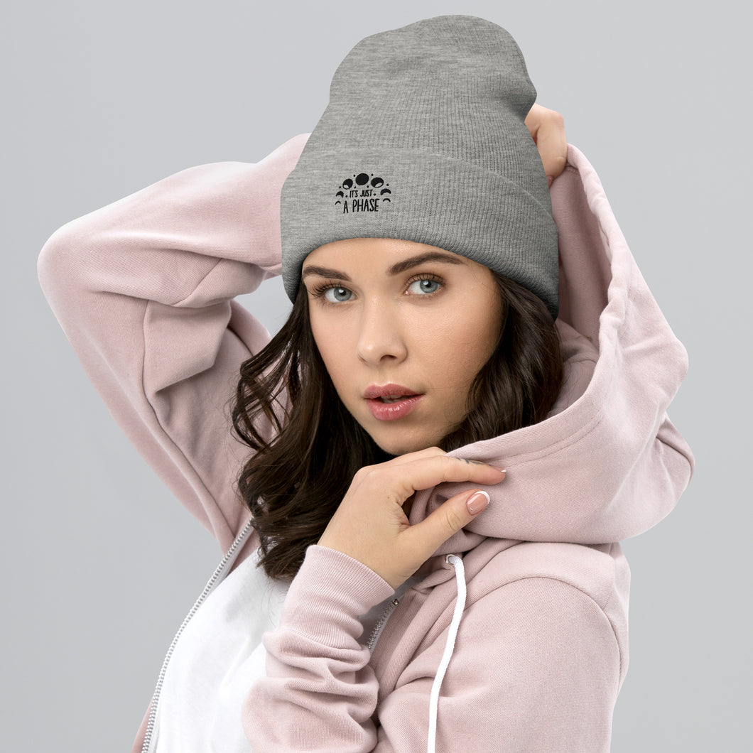 Its just a phase Cuffed Beanie