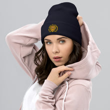 Load image into Gallery viewer, Bee kind to everyone yellow Cuffed Beanie

