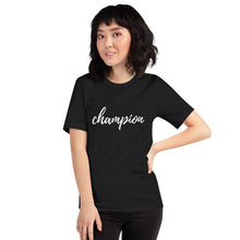 Load image into Gallery viewer, champion Unisex t-shirt
