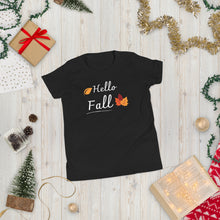 Load image into Gallery viewer, Hello Fall Youth Short Sleeve T-Shirt

