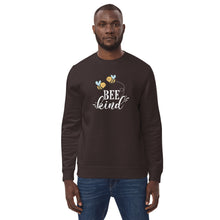 Load image into Gallery viewer, Bee Kind Unisex eco sweatshirt

