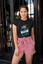 Load image into Gallery viewer, Life is short world is wild Short-Sleeve Unisex T-Shirt
