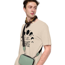 Load image into Gallery viewer, Its just a phase B&amp;W Unisex t-shirt
