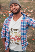 Load image into Gallery viewer, Leaves are falling Coffee is calling Short-Sleeve Unisex T-Shirt
