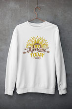 Load image into Gallery viewer, Be awesome today Unisex Premium Sweatshirt
